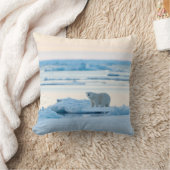 氷と雪 | Polar Bear Iceberg Norway クッション (ブランケット)