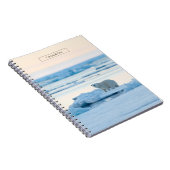 氷と雪 | Polar Bear Iceberg Norway ノートブック (右側)