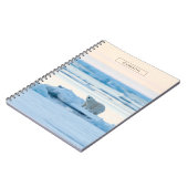 氷と雪 | Polar Bear Iceberg Norway ノートブック (左側)