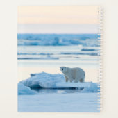 氷と雪 | Polar Bear Iceberg Norway プランナー手帳 (裏面)