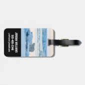 氷と雪 | Polar Bear Iceberg Norway ラゲッジタグ (裏面横)