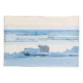 氷と雪 | Polar Bear Iceberg Norway 枕カバー (裏面)