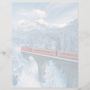 氷と雪 Red Bernina 表現 Train Switzerland Red Bernina