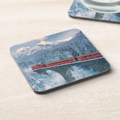 氷と雪 Red Bernina 表現 Train Switzerland | Red Bernina コースター (左側)