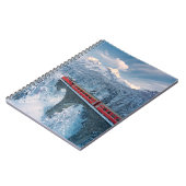 氷と雪 Red Bernina 表現 Train Switzerland | Red Bernina ノートブック (左側)