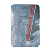 氷と雪 Red Bernina 表現 Train Switzerland | Red Bernina バスマット (正面縦)