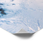 氷と雪 Red Bernina 表現 Train Switzerland | Red Bernina ポスター (角)