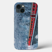 氷と雪 Red Bernina 表現 Train Switzerland | Red Bernina Case-Mate iPhoneケース (裏面)