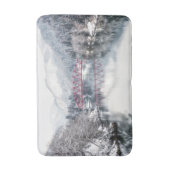 氷と雪 | Red Bridge in Winter, Japan バスマット (正面縦)