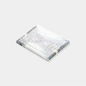 氷と雪 | Red Bridge in Winter, Japan ポストイット (アングル)