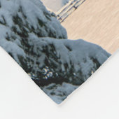氷と雪 | Rosengarten，ドイツ フリースブランケット (角)