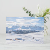 氷と雪 | Snowscape European Alps，イタリア サンキューカード (スタンド正面)