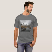 氷と雪 | Vestrahorn Mountain,アイスランド Tシャツ (正面フル)