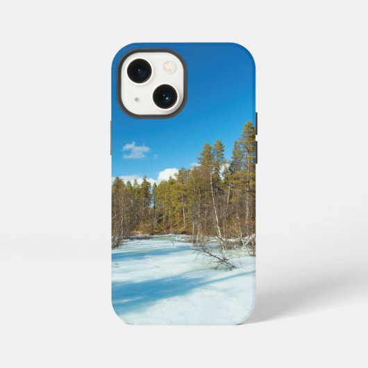氷と雪 | Winter Landscape iPhoneケース (裏面)