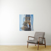 氷と雪 | Winter Log Cabin Swiss Alps タペストリー (インサイチュ)