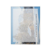 氷と雪 | Winter Log Cabin Swiss Alps ノートパッド (回転)