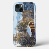 氷と雪 | Winter Log Cabin Swiss Alps Case-Mate iPhoneケース (裏面)