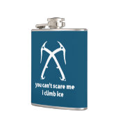 氷に登って私を怖がらせることはできない フラスク (左)
