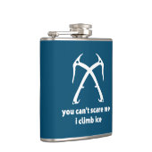 氷に登って私を怖がらせることはできない フラスク (右)