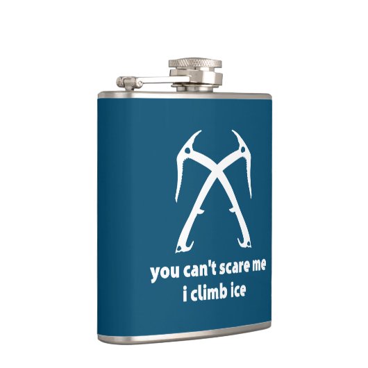 氷に登って私を怖がらせることはできない フラスク (右)