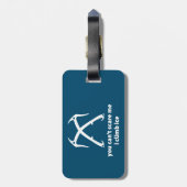 氷に登って私を怖がらせることはできない ラゲッジタグ (裏面縦)