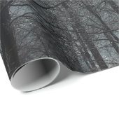 氷に覆われた木々が日の下に落ちた ラッピングペーパー (ロールコーナー)