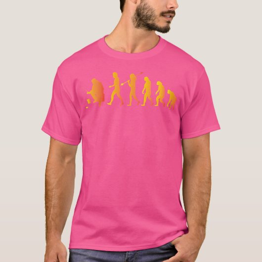 氷のおもしろい魚釣りの進化あなたの氷の釣りを得る Tシャツ (正面)