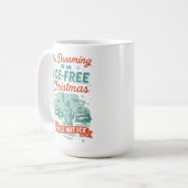氷のないクリスマスを夢見て コーヒーマグカップ (正面左)