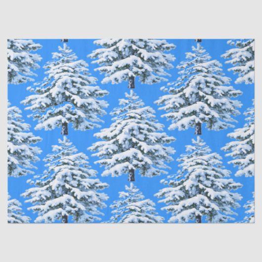 氷のような木の夢　雪の森 薄葉紙 (正面)