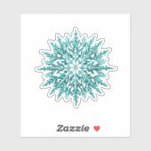 氷のような雪片 シール (シート)