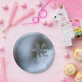 氷のような雪片 ペーパープレート (パーティー)