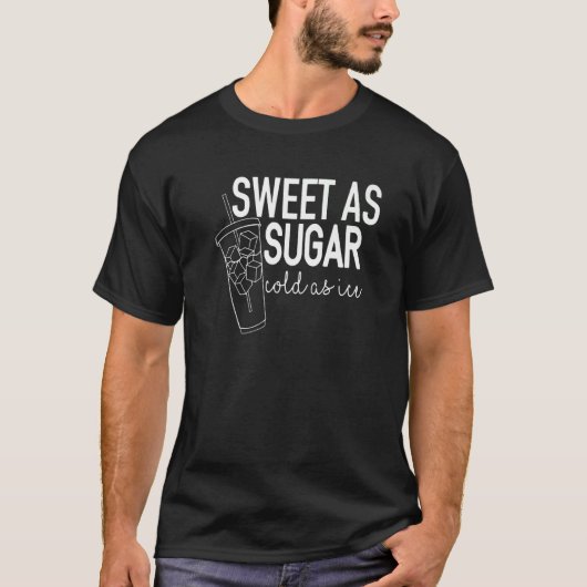 氷のように冷たい砂糖 Tシャツ (正面)