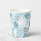 氷のように青い冬の雪 紙コップ (裏面)