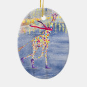 氷のオーナメントのAnnabelle セラミックオーナメント (裏面)