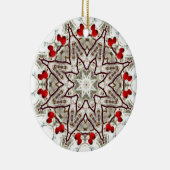 氷のバラの実 セラミックオーナメント (右)