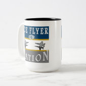 氷のフライヤの国家のマグ ツートーンマグカップ (正面左)