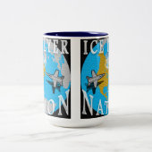 氷のフライヤの国家のマグ ツートーンマグカップ (中央)