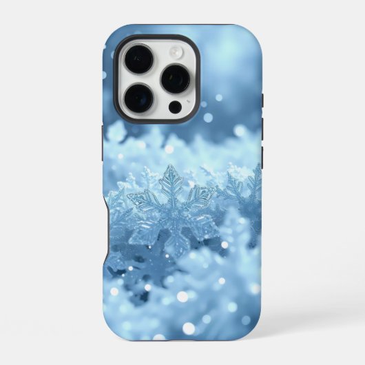 氷のフラクタル iPhoneケース (裏面)