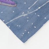 氷のフリースブランケットのAnnabelle フリースブランケット (角)