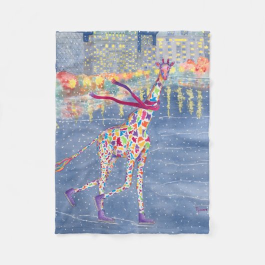 氷のフリースブランケットのAnnabelle フリースブランケット (正面)