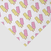 氷のポップ・アートの漫画イラストレーション 薄葉紙 (詳細)