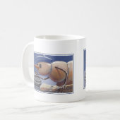 氷のマグの雪だるま コーヒーマグカップ (正面左)