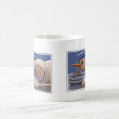 氷のマグの雪だるま コーヒーマグカップ (中央)