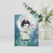 氷のムーンポストカードの下のピアレット ポストカード (スタンド正面)