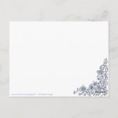 氷のムーンポストカードの下のピアレット ポストカード (裏面)