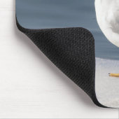 氷の上でカモメ マウスパッド (コーナー)