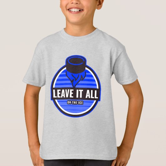 氷の上で全てを出し切れ Tシャツ (正面)
