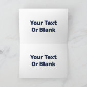 氷の上に夕日 – Merry Christmas シーズンカード (内部)