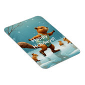 氷の上のリス マグネット (右側)