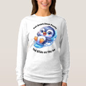 氷の上を滑ろう Tシャツ (正面)